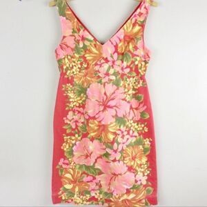 Tracy Faith For Target Bright Floral Fitted Dress